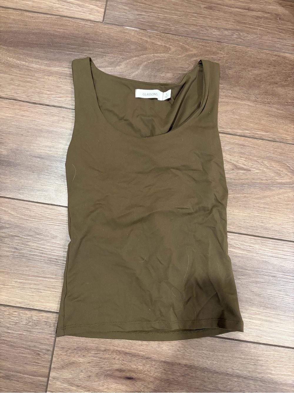 Glassons olive green tank top